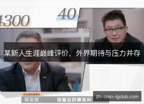 某新人生涯巅峰评价，外界期待与压力并存